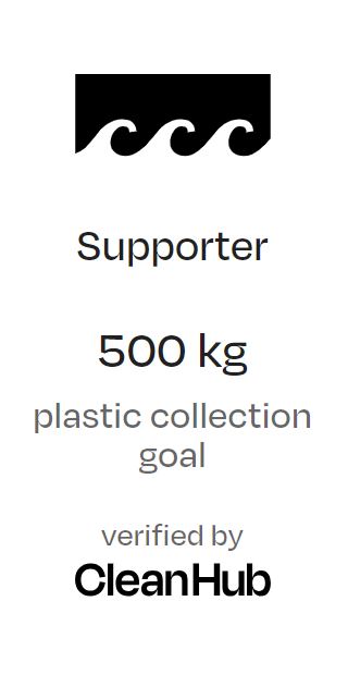 CleanHub Supporter 500 kg plastic collection goal